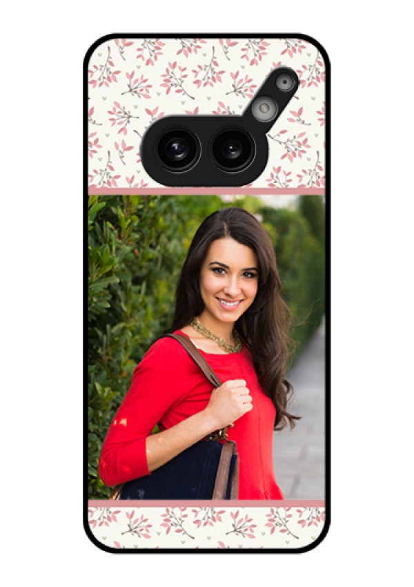 Nothing Phone 2A Plus Custom Glass Phone Case - Stunning Floral Design