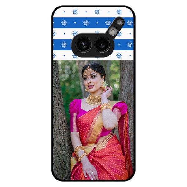 Nothing Phone 2A Plus Custom Glass Phone Case - Snow Pattern Design