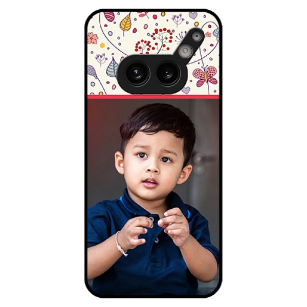Nothing Phone 2A Plus Custom Glass Phone Case - Premium Floral Design