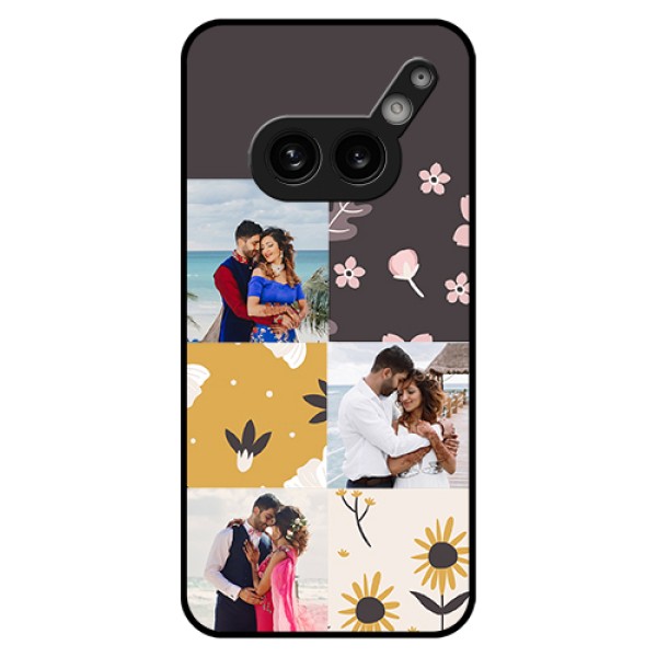 Nothing Phone 2A Plus Custom Glass Phone Case - 3 Images With Floral Design Nothing Phone 2A Plus Custom Glass Phone Case - 3 Images With Floral Design