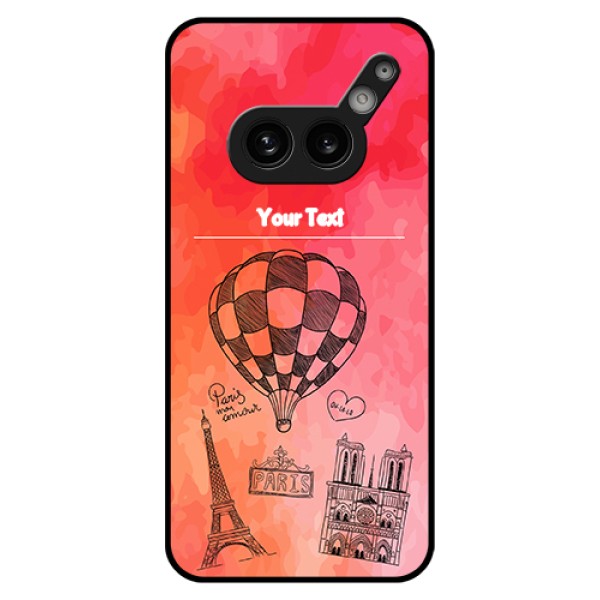 Nothing Phone 2A Plus Custom Glass Phone Case - Paris Theme Design