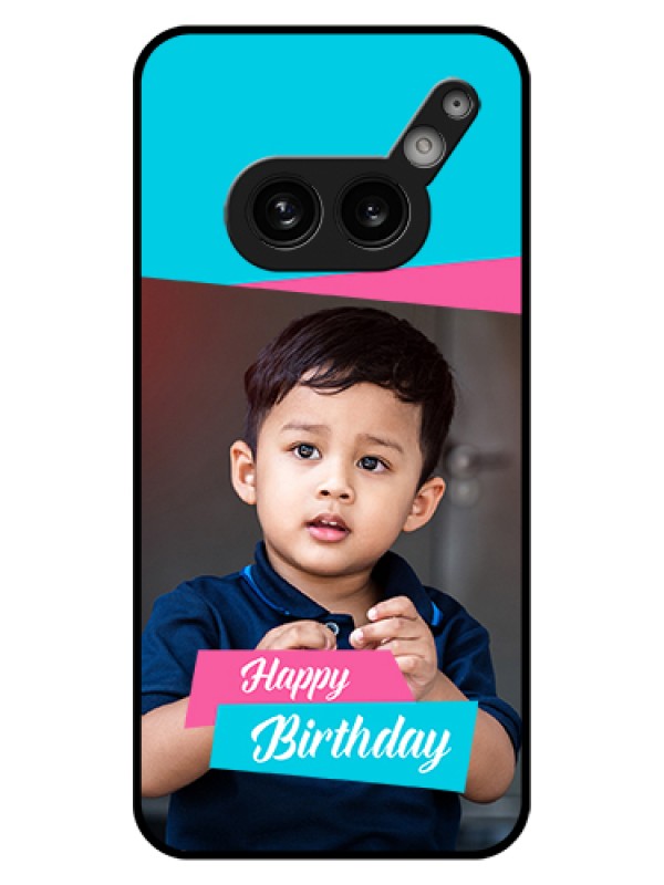 Custom Nothing Phone 2A Plus Custom Glass Phone Case - Image Holder With 2 Color Design