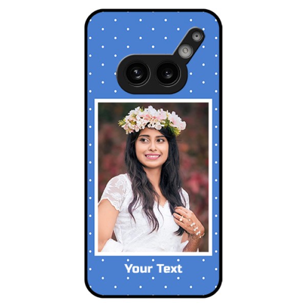 Nothing Phone 2A Plus Custom Glass Phone Case - Polka Dots Design