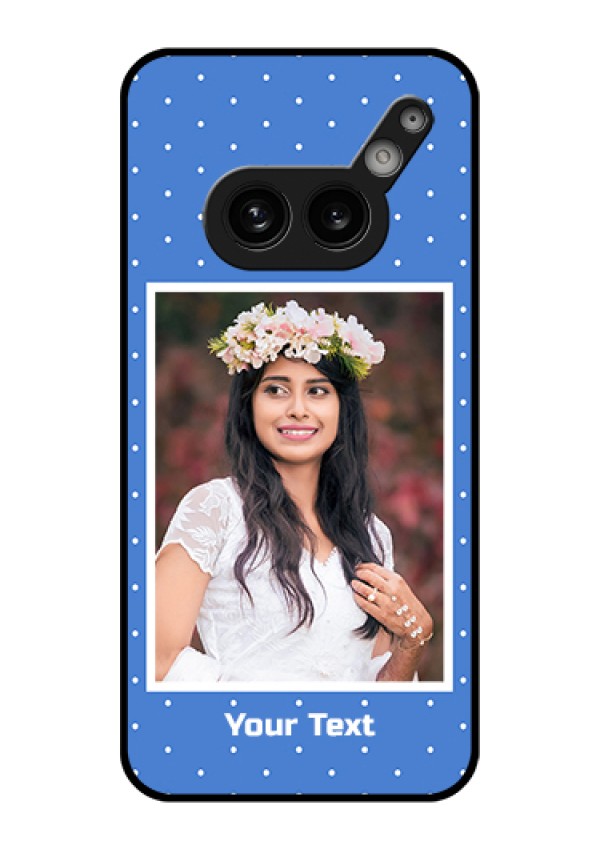 Nothing Phone 2A Plus Custom Glass Phone Case - Polka Dots Design