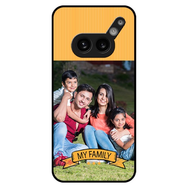 Nothing Phone 2A Plus Custom Glass Phone Case - My Family Design