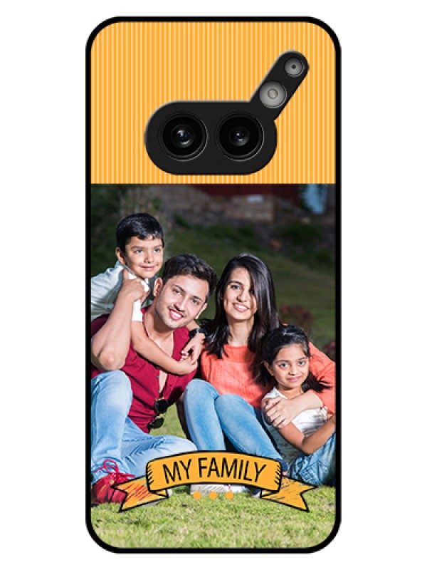 Custom Nothing Phone 2A Plus Custom Glass Phone Case - My Family Design