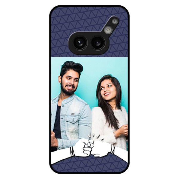Nothing Phone 2A Plus Custom Glass Phone Case - With Best Friends Design Nothing Phone 2A Plus Custom Glass Phone Case - With Best Friends Design