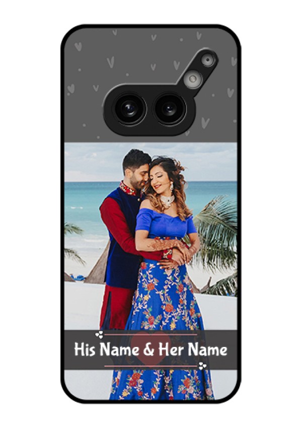 Nothing Phone 2A Plus Custom Glass Phone Case - Buy Love Design With Photo Online