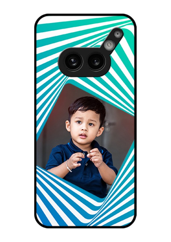 Nothing Phone 2A Plus Custom Glass Phone Case - Abstract Spiral Design