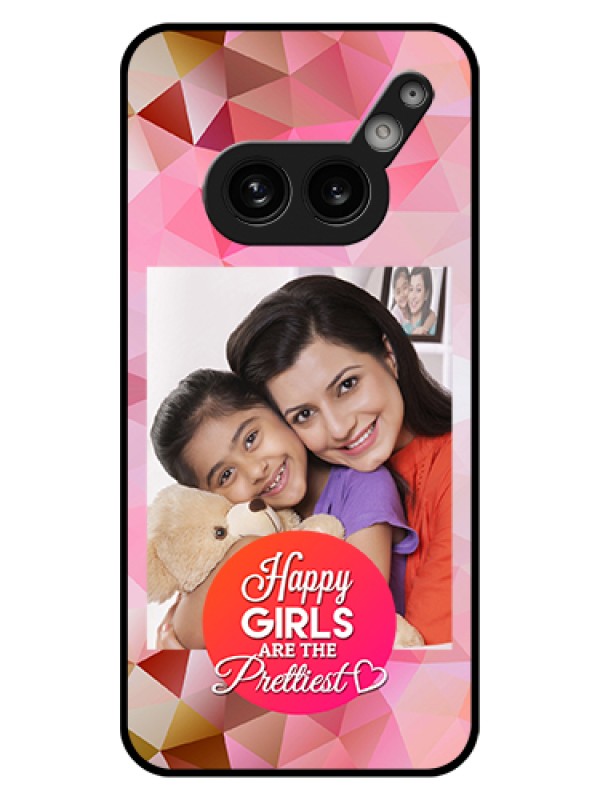 Custom Nothing Phone 2A Plus Custom Glass Phone Case - Abstract Triangle Design