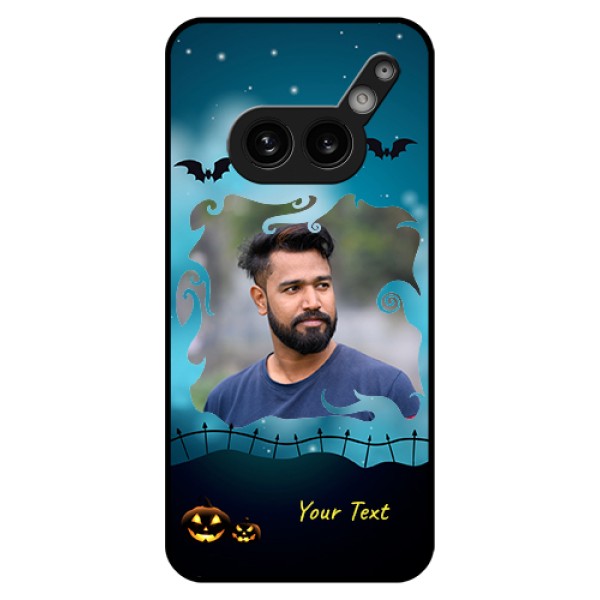 Nothing Phone 2A Plus Custom Glass Phone Case - Halloween Frame Design Nothing Phone 2A Plus Custom Glass Phone Case - Halloween Frame Design