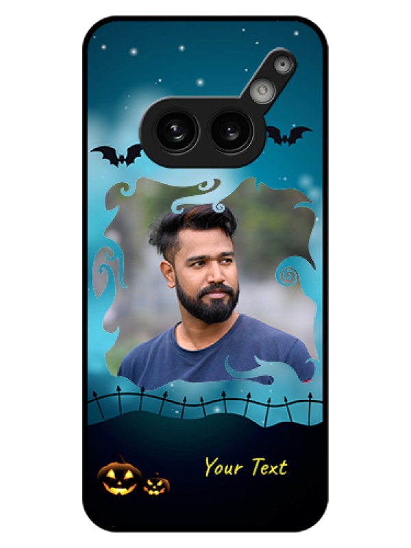 Custom Nothing Phone 2A Plus Custom Glass Phone Case - Halloween Frame Design