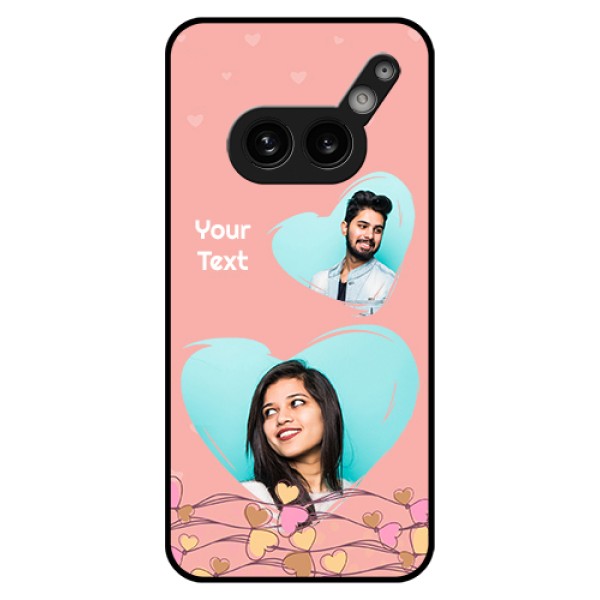 Nothing Phone 2A Plus Custom Glass Phone Case - Love Doodle Design