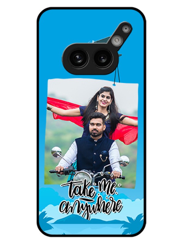 Custom Nothing Phone 2A Plus Custom Glass Phone Case - Traveller Design