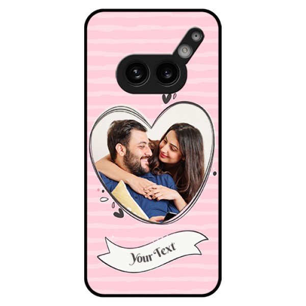 Nothing Phone 2A Plus Custom Glass Phone Case - Vintage Heart Design