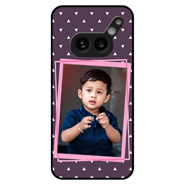 Nothing Phone 2A Plus Custom Glass Phone Case - Triangle Pattern Dotted Design Nothing Phone 2A Plus Custom Glass Phone Case - Triangle Pattern Dotted Design