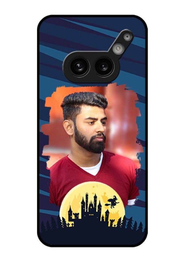 Nothing Phone 2A Plus Custom Glass Phone Case - Halloween Witch Design