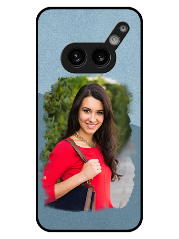 Custom Nothing Phone 2A Plus Custom Glass Phone Case - Grunge Line Art Design