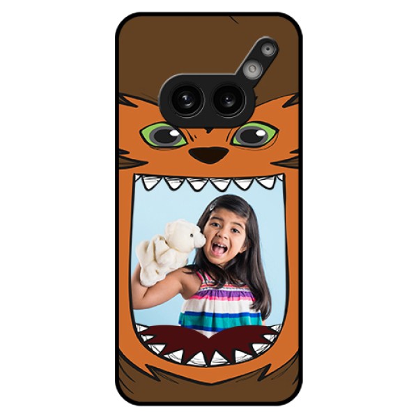Nothing Phone 2A Plus Custom Glass Phone Case - Owl Monster Back Case Design Nothing Phone 2A Plus Custom Glass Phone Case - Owl Monster Back Case Design