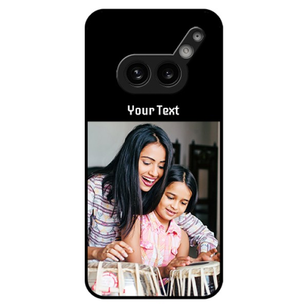 Nothing Phone 2A Plus Custom Glass Phone Case - Photo With Name Design Nothing Phone 2A Plus Custom Glass Phone Case - Photo With Name Design