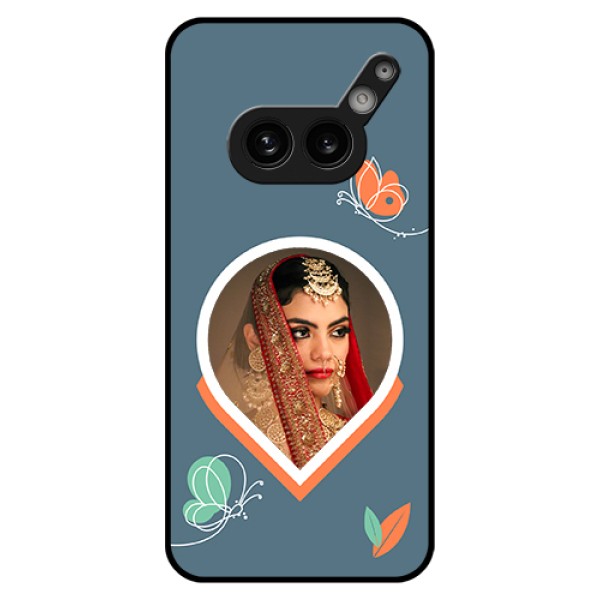 Nothing Phone 2A Plus Custom Glass Phone Case - Droplet Butterflies Design Nothing Phone 2A Plus Custom Glass Phone Case - Droplet Butterflies Design
