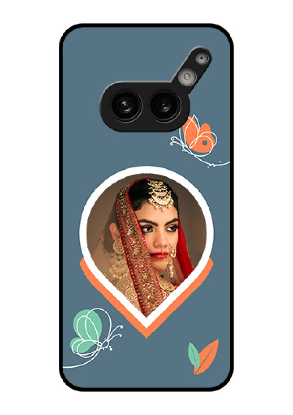 Nothing Phone 2A Plus Custom Glass Phone Case - Droplet Butterflies Design