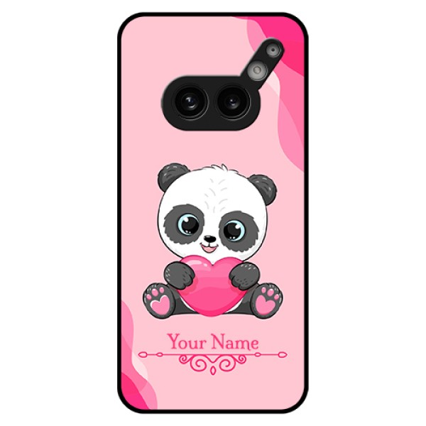 Nothing Phone 2A Plus Custom Glass Phone Case - Cute Panda Design