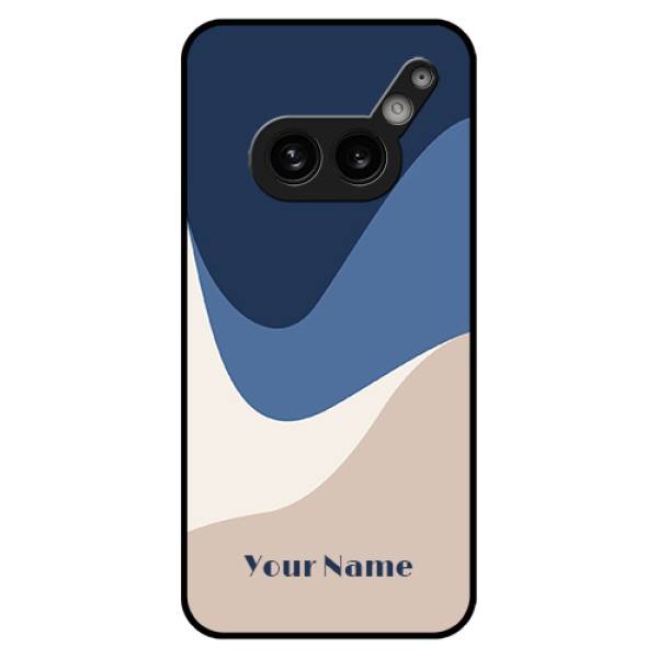 Nothing Phone 2A Plus Custom Glass Phone Case - Abstract Drip Art Design Nothing Phone 2A Plus Custom Glass Phone Case - Abstract Drip Art Design