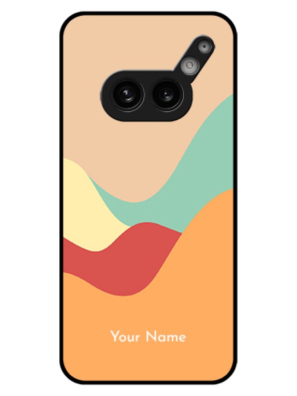 Custom Nothing Phone 2A Plus Custom Glass Phone Case - Ocean Waves Multi - Colour Design