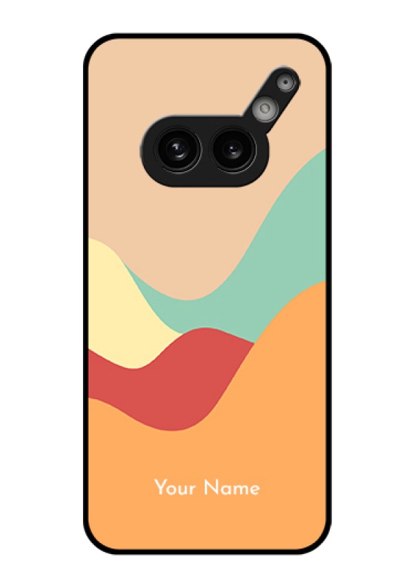 Nothing Phone 2A Plus Custom Glass Phone Case - Ocean Waves Multi - Colour Design