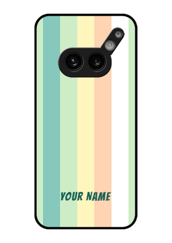 Nothing Phone 2A Plus Custom Glass Phone Case - Multi - Colour Stripes Design