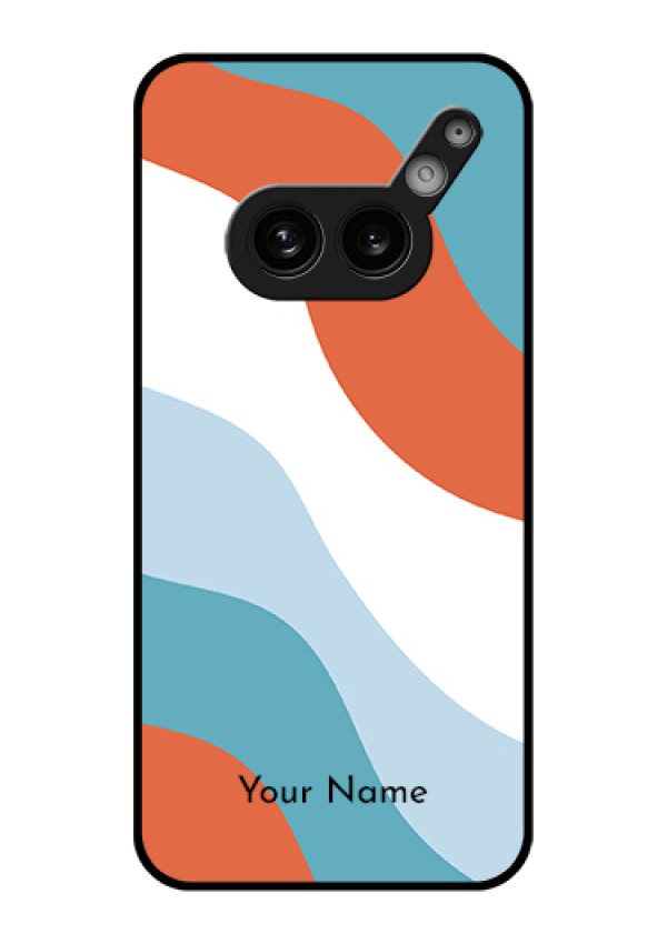 Nothing Phone 2A Plus Custom Glass Phone Case - Coloured Waves Design