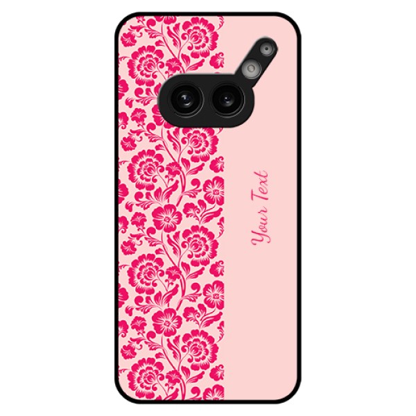 Nothing Phone 2A Plus Custom Glass Phone Case - Attractive Floral Pattern Design