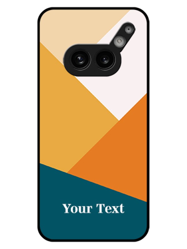 Custom Nothing Phone 2A Plus Custom Glass Phone Case - Stacked Multi - Colour Design