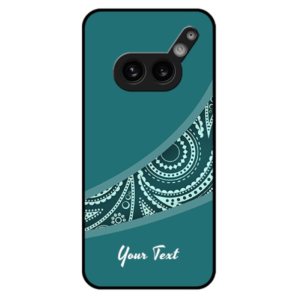 Nothing Phone 2A Plus Custom Glass Phone Case - Semi Visible Floral Design Nothing Phone 2A Plus Custom Glass Phone Case - Semi Visible Floral Design