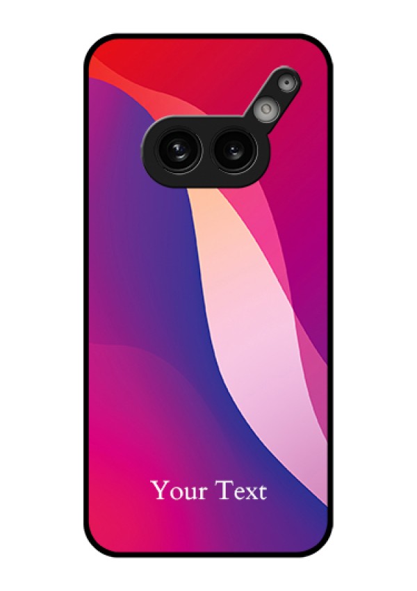 Nothing Phone 2A Plus Custom Glass Phone Case - Digital Abstract Overlap Design