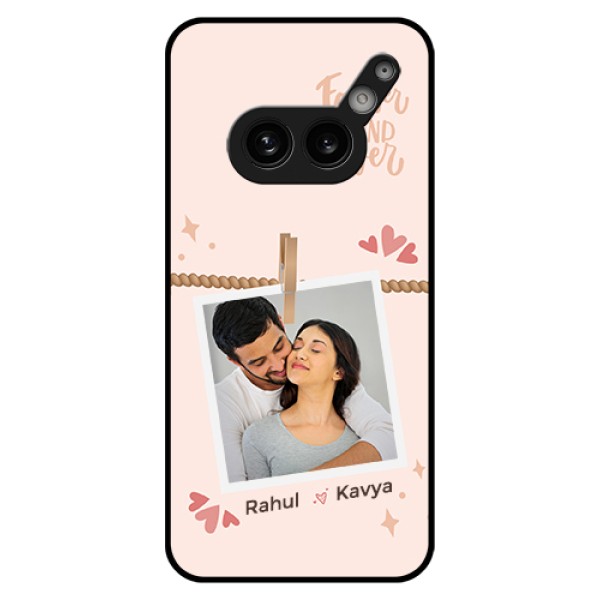 Nothing Phone 2A Plus Custom Glass Phone Case - Forever And Ever Love Design Nothing Phone 2A Plus Custom Glass Phone Case - Forever And Ever Love Design