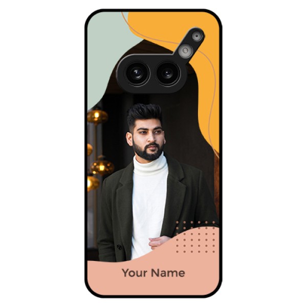 Nothing Phone 2A Plus Custom Glass Phone Case - Tri - Coloured Overlay Design Nothing Phone 2A Plus Custom Glass Phone Case - Tri - Coloured Overlay Design
