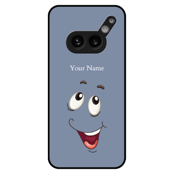 Nothing Phone 2A Plus Custom Glass Phone Case - Laughing Cartoon Face Design Nothing Phone 2A Plus Custom Glass Phone Case - Laughing Cartoon Face Design