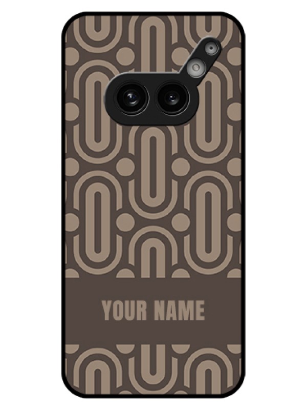 Custom Nothing Phone 2A Plus Custom Glass Phone Case - Captivating Zero Pattern Design
