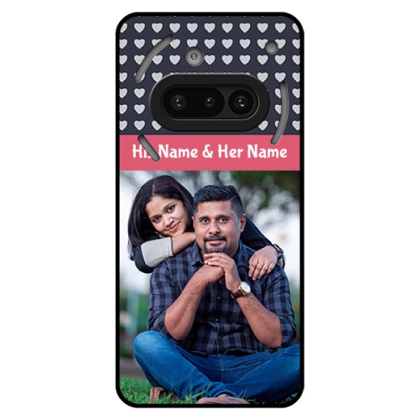 Nothing Phone 3A 5G Custom Glass Phone Case - Love Symbols Design