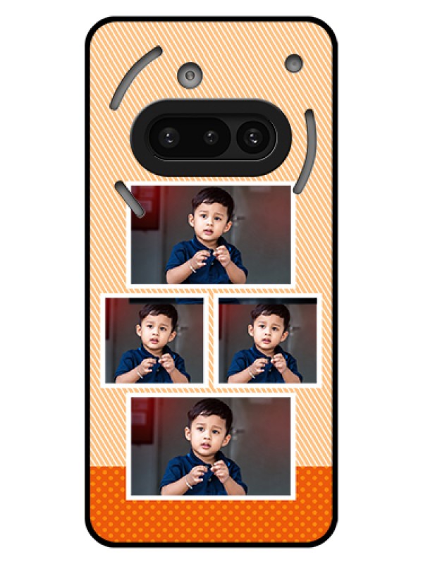 Custom Nothing Phone 3A 5G Custom Glass Phone Case - Bulk Photos Upload Design