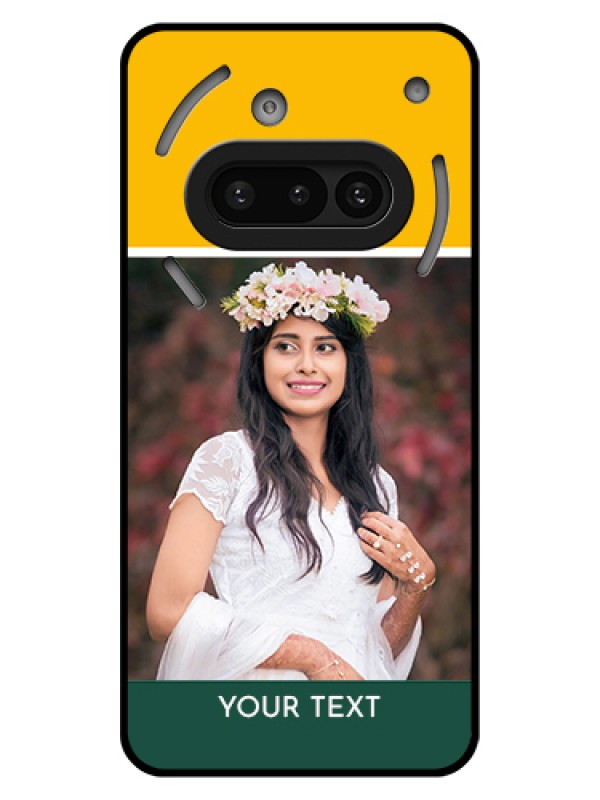 Custom Nothing Phone 3A 5G Custom Glass Phone Case - Love You Design