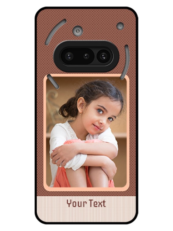 Custom Nothing Phone 3A 5G Custom Glass Phone Case - Simple Pic Upload Design