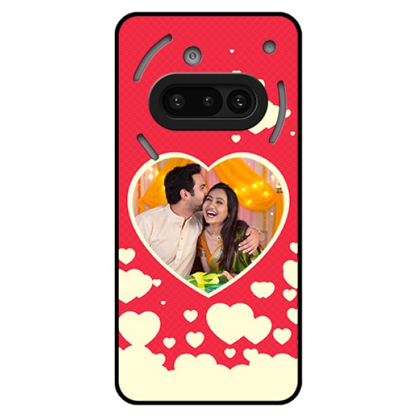 Nothing Phone 3A 5G Custom Glass Phone Case - Love Symbols Phone Cover Design Nothing Phone 3A 5G Custom Glass Phone Case - Love Symbols Phone Cover Design