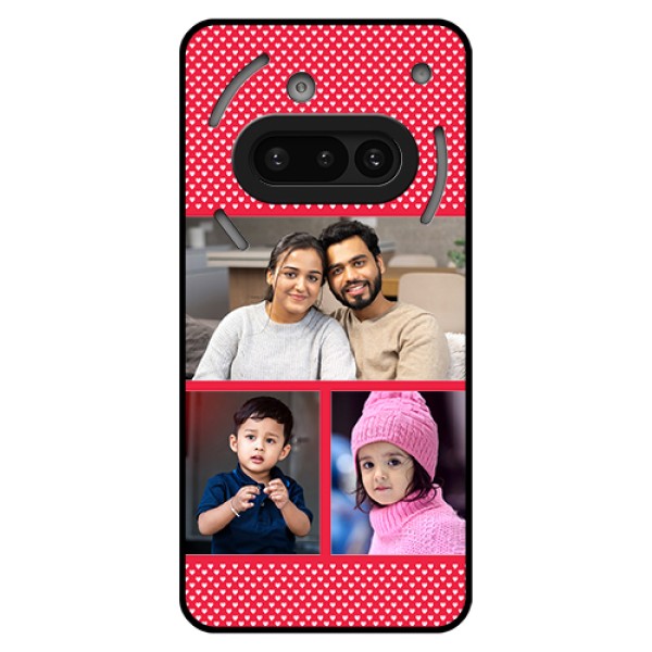 Nothing Phone 3A 5G Custom Glass Phone Case - Bulk Photo Upload Design