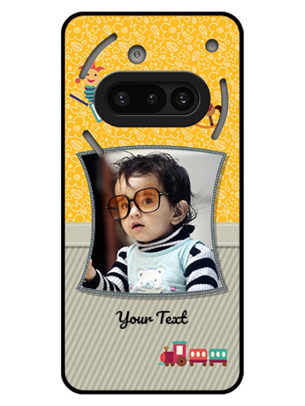 Custom Nothing Phone 3A 5G Custom Glass Phone Case - Baby Picture Upload Design