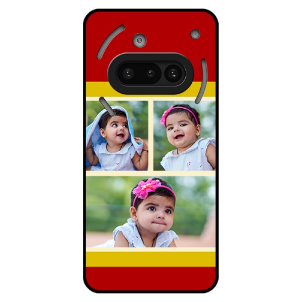 Nothing Phone 3A 5G Custom Glass Phone Case - Multiple Pic Upload Design Nothing Phone 3A 5G Custom Glass Phone Case - Multiple Pic Upload Design