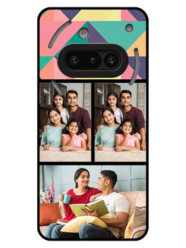 Custom Nothing Phone 3A 5G Custom Glass Phone Case - Bulk Pic Upload Design