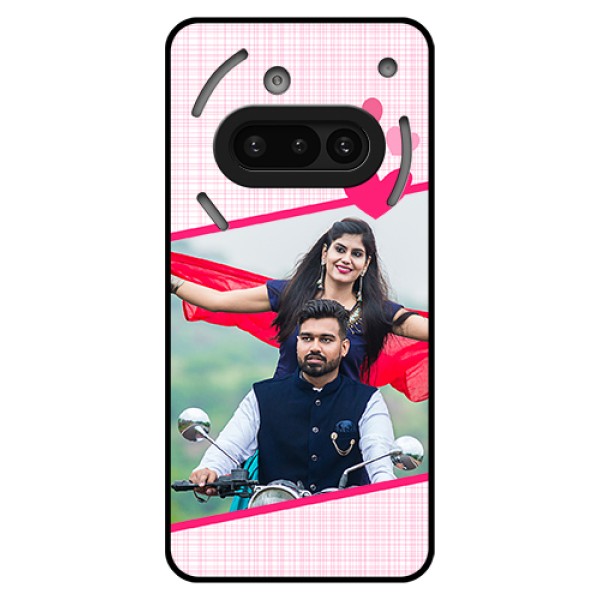 Nothing Phone 3A 5G Custom Glass Phone Case - Love Shape Heart Design Nothing Phone 3A 5G Custom Glass Phone Case - Love Shape Heart Design